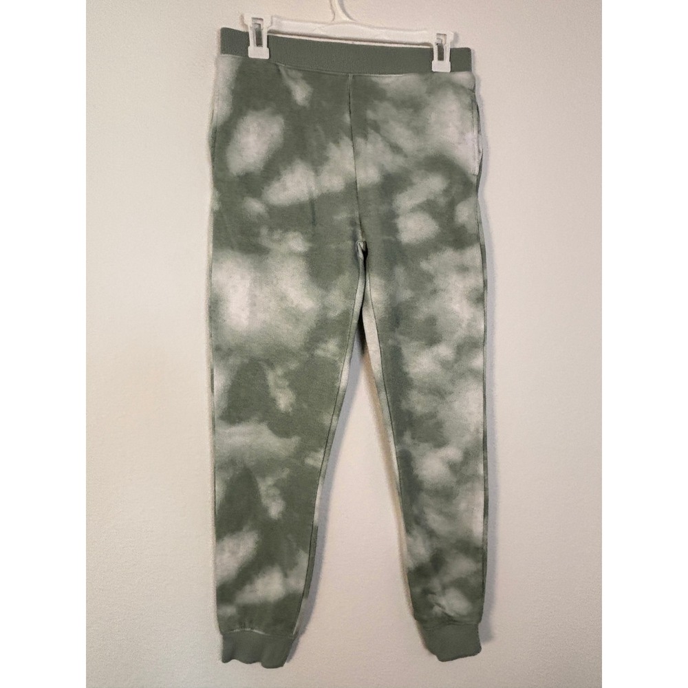Charlie & Scout Girls Sage Green Tie Dye Joggers Sweatpants Size L 14/16